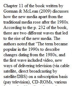 Gorman and McLean ch 11